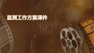 监测工作方案课件