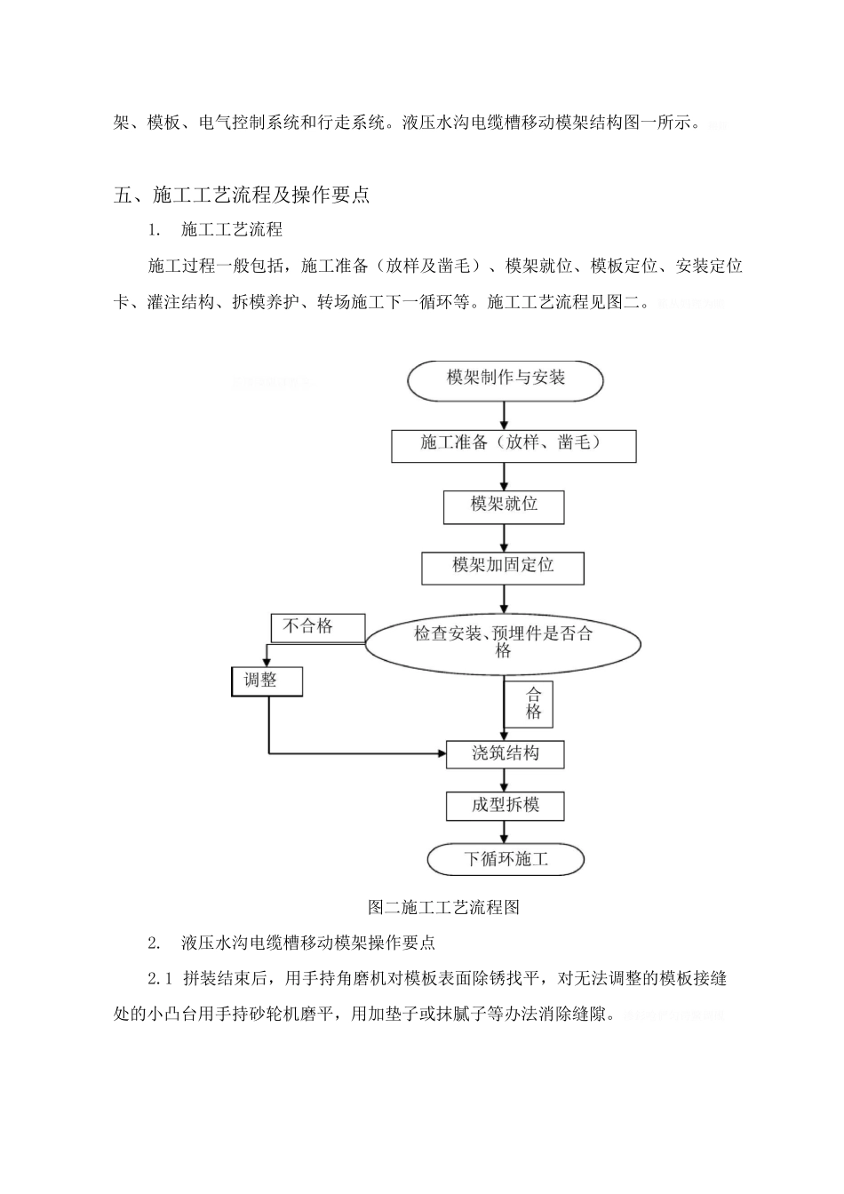 隧道水沟电缆槽自动化台车施工工法_第3页