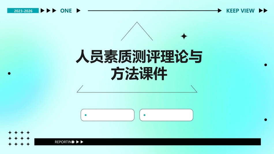 人员素质测评理论与方法课件_第1页