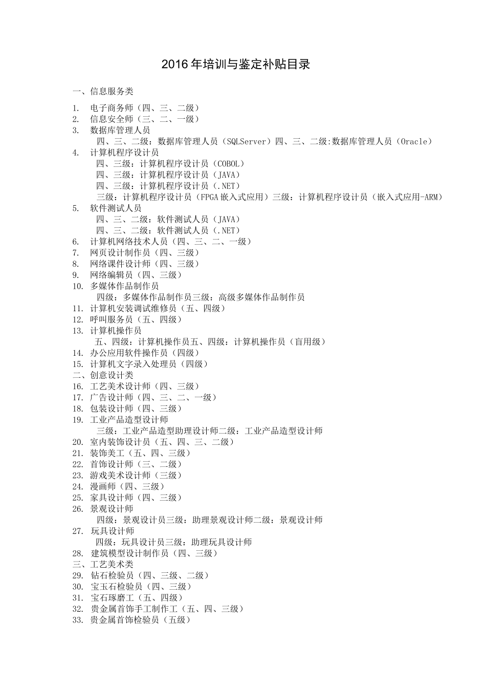 职业培训补贴个人申请表_第2页