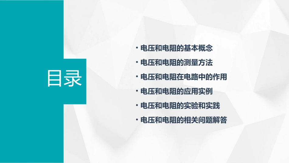 电压电阻复习课件_第2页