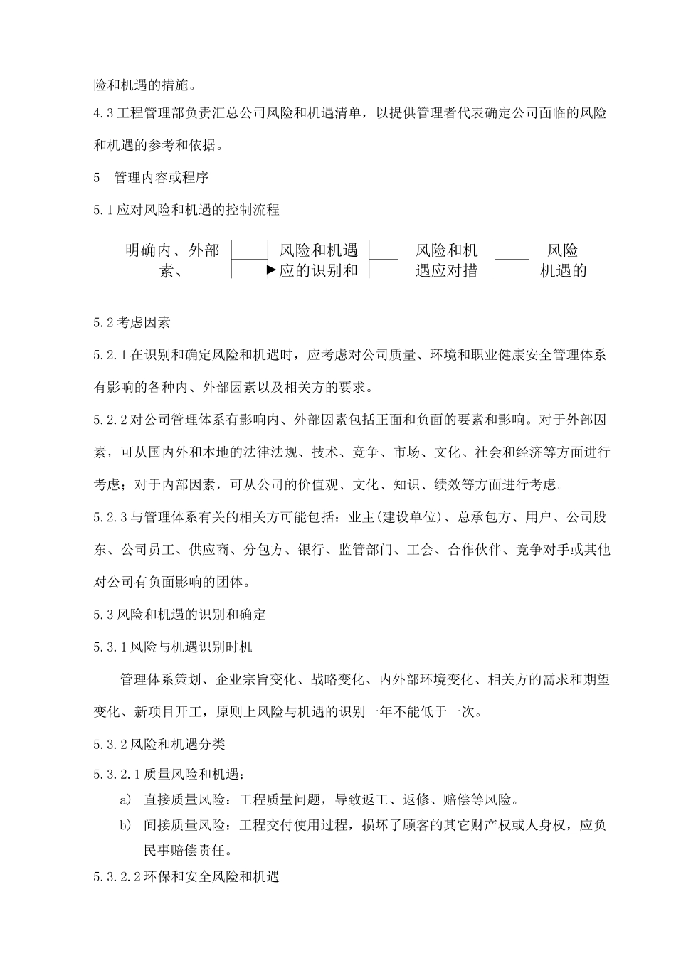 风险和机遇评估与应对管理程序_第2页