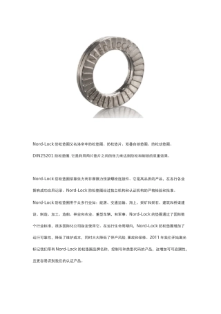 洛帝牢放松垫片