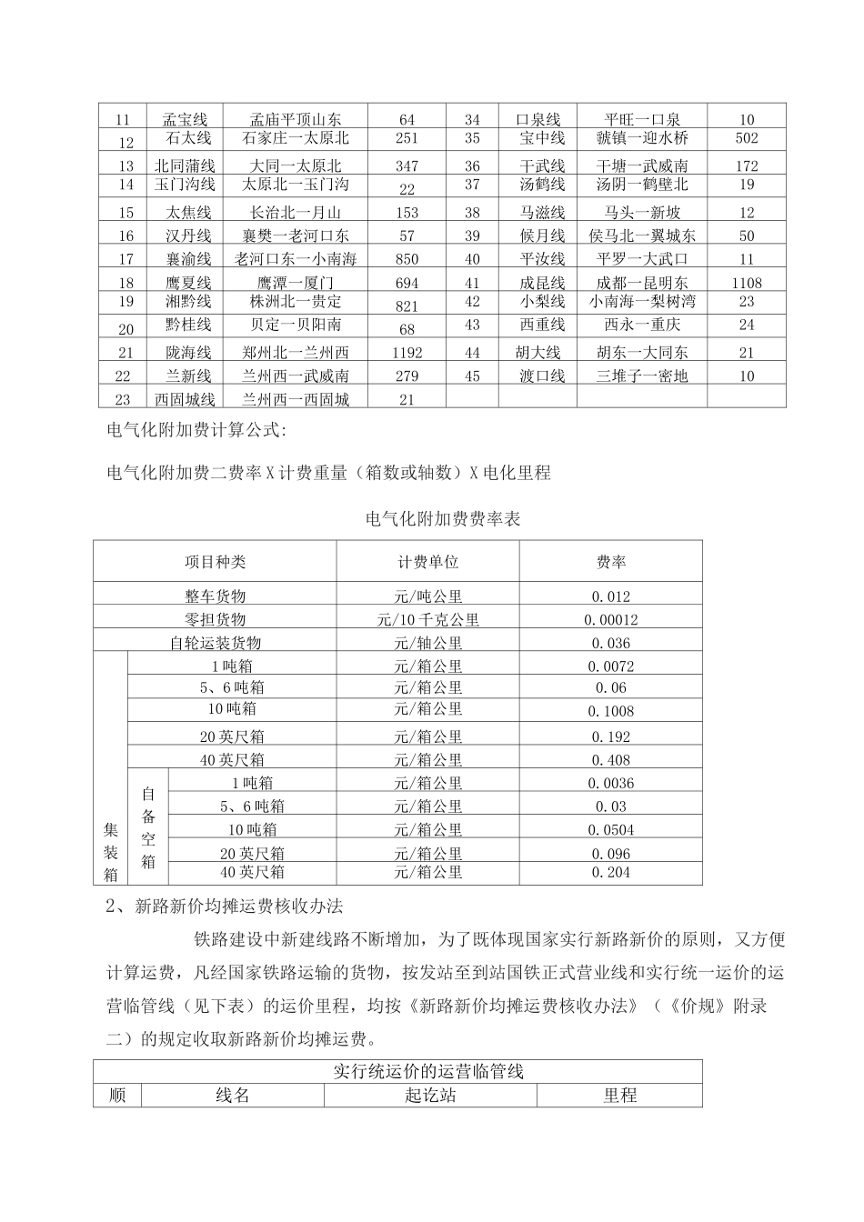 (完整版)铁路运输费用的计算_第3页