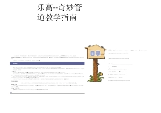 乐高积木--奇妙管道大颗粒图纸