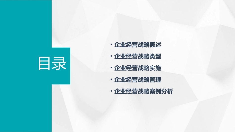 企业经营战略概述课件_第2页