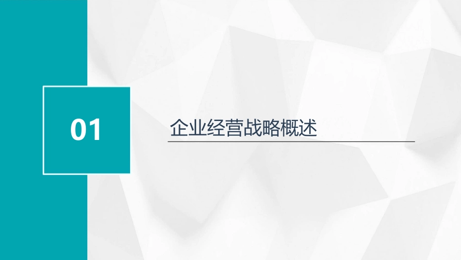 企业经营战略概述课件_第3页