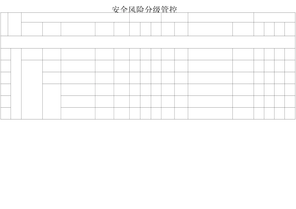安全风险分级管控表_第2页