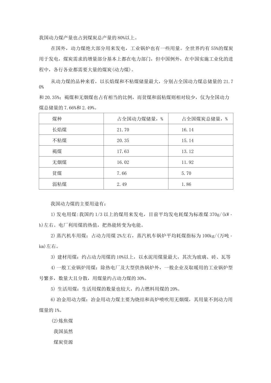 煤炭贸易常识_第2页