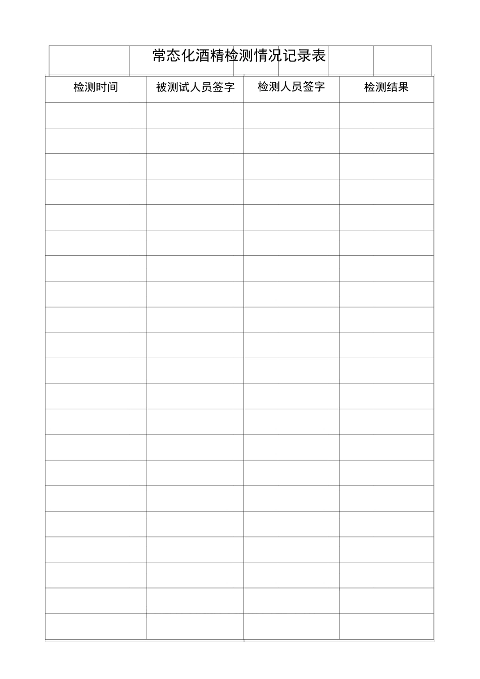 酒精检测台账模板_第3页