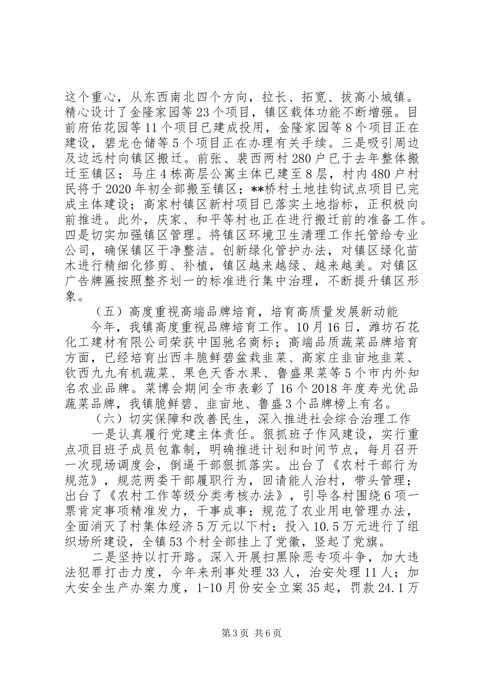 乡镇XX年工作总结和XX年工作打算_第3页