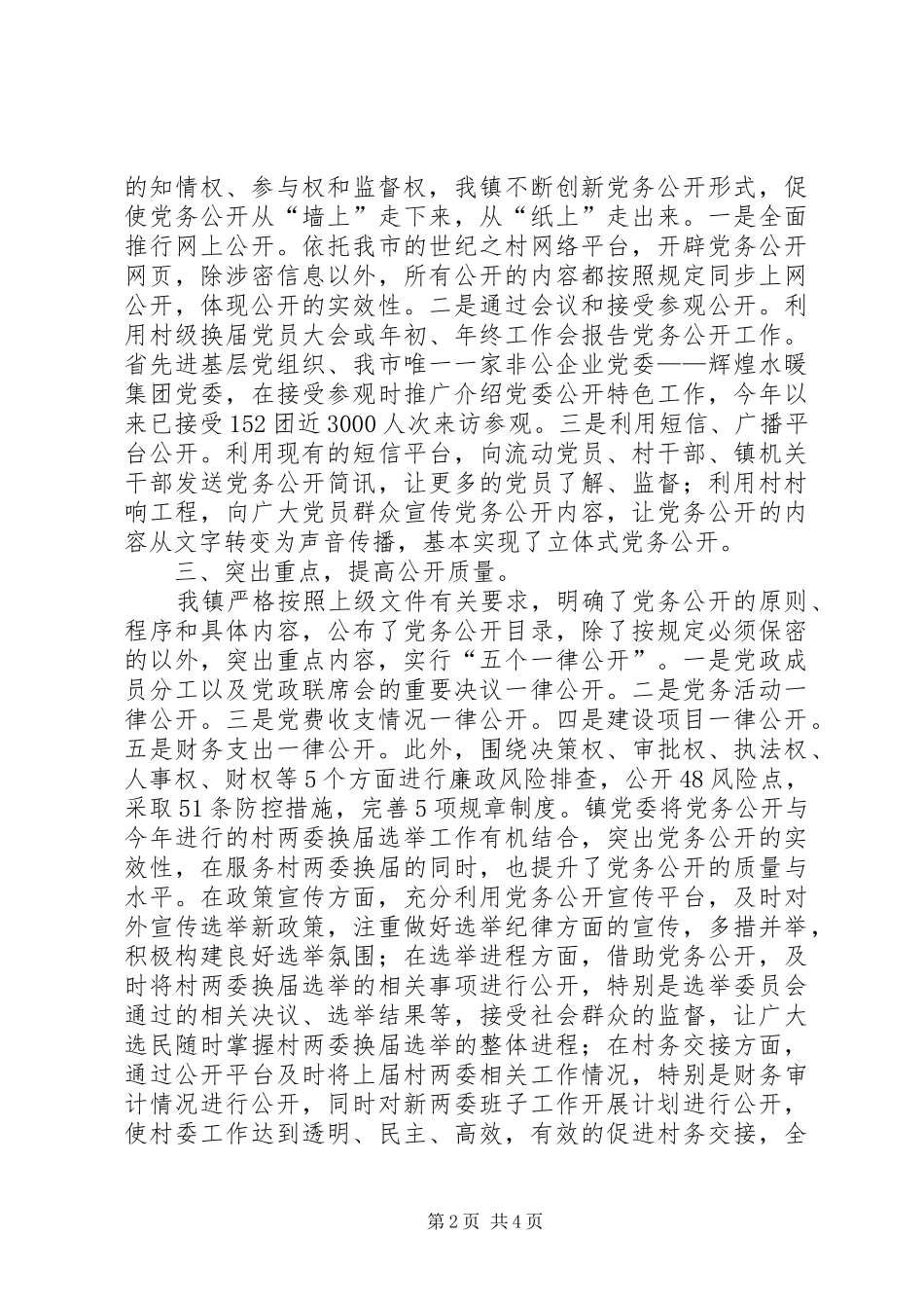 乡镇党务工作总结_第2页