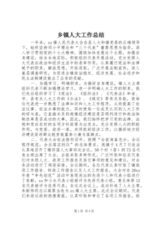 乡镇人大工作总结 (15)