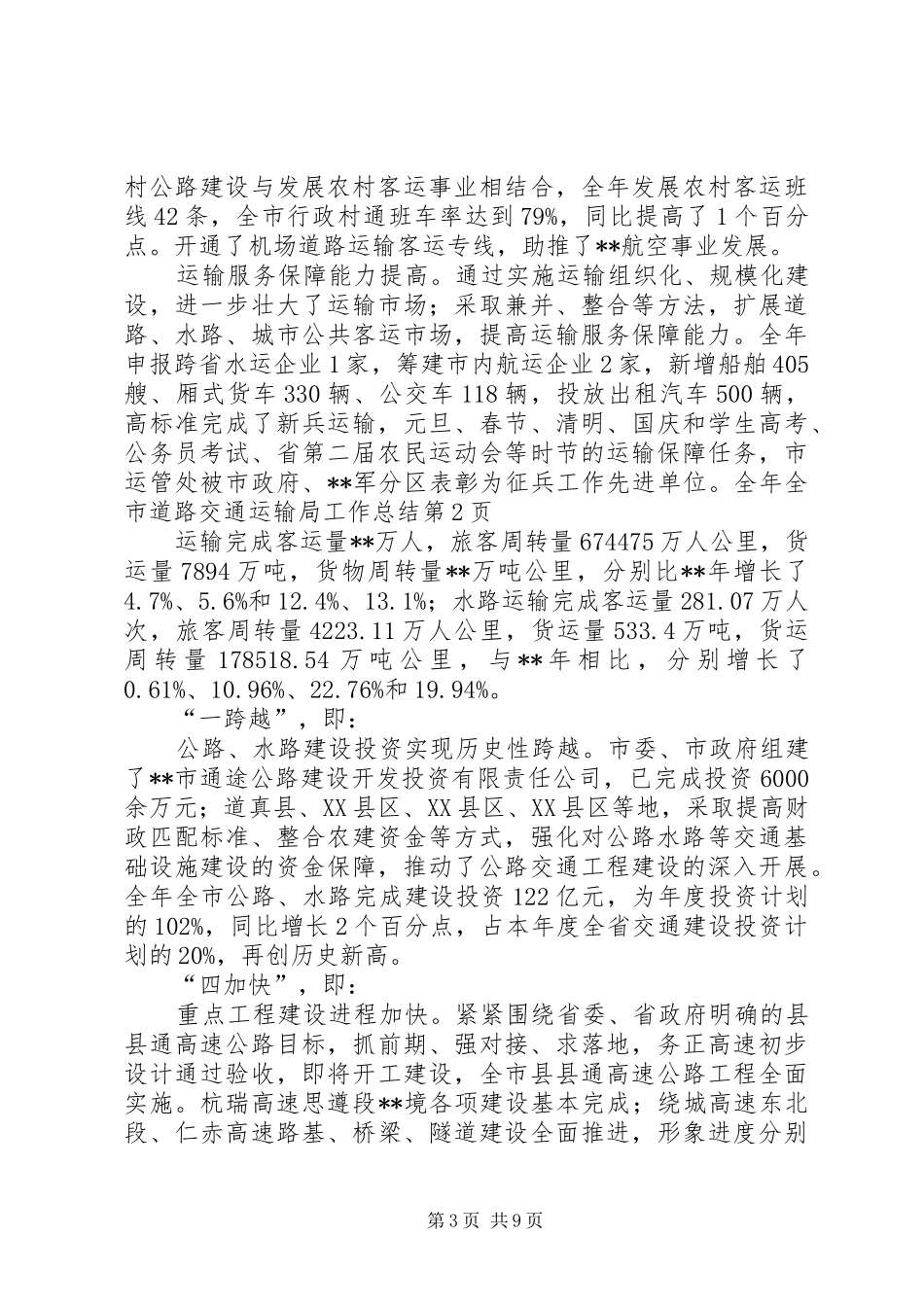 交通运输局工作总结 (15)_第3页