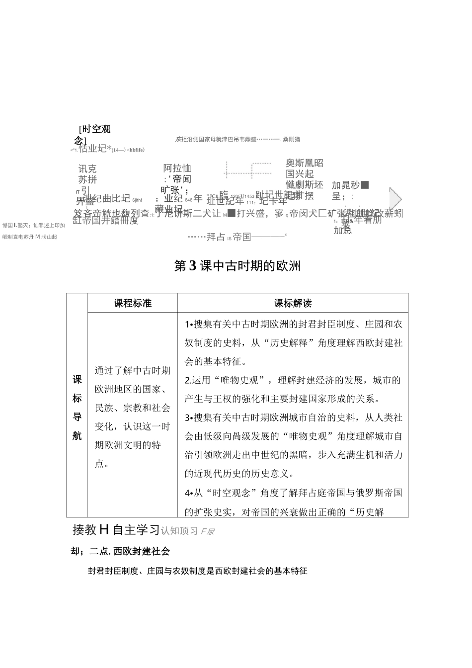 第3课 中古时期的欧洲_第1页