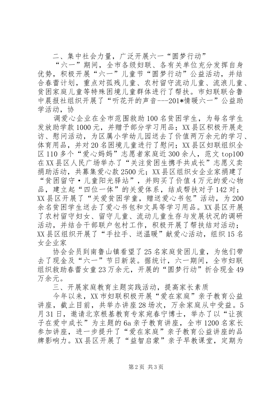 “庆六一”活动总结 (3)_第2页