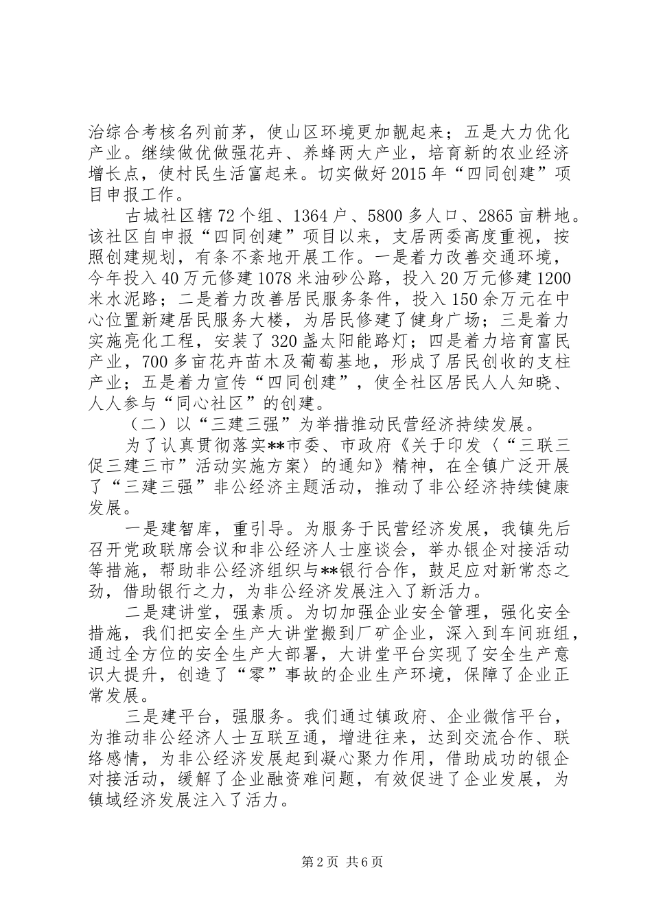 XX年度统战工作总结_第2页