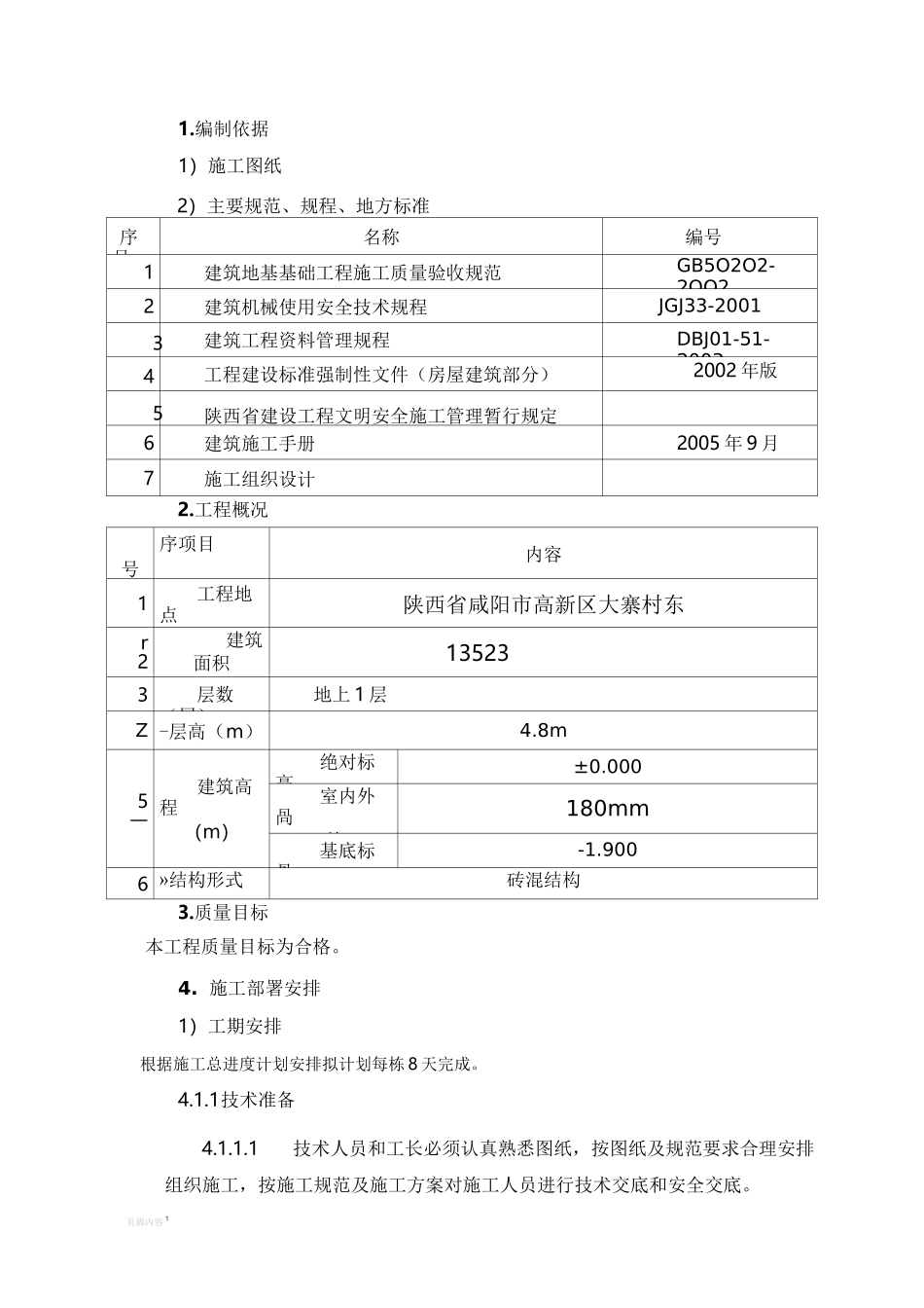 地基处理灰土施工方案_第1页