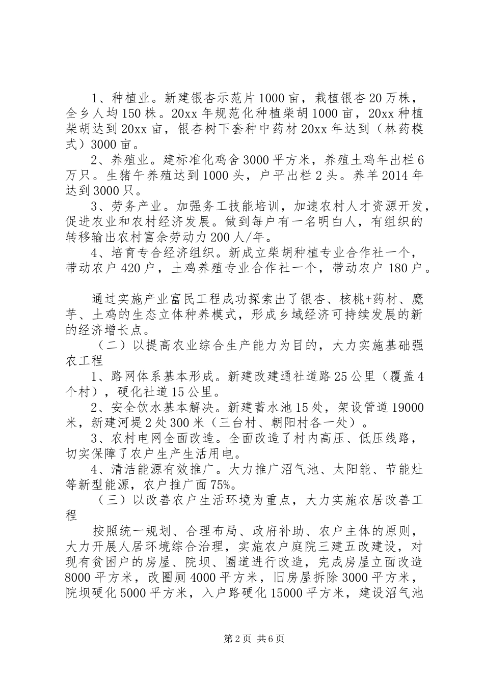 乡镇扶贫慰问工作调研活动总结范文_第2页