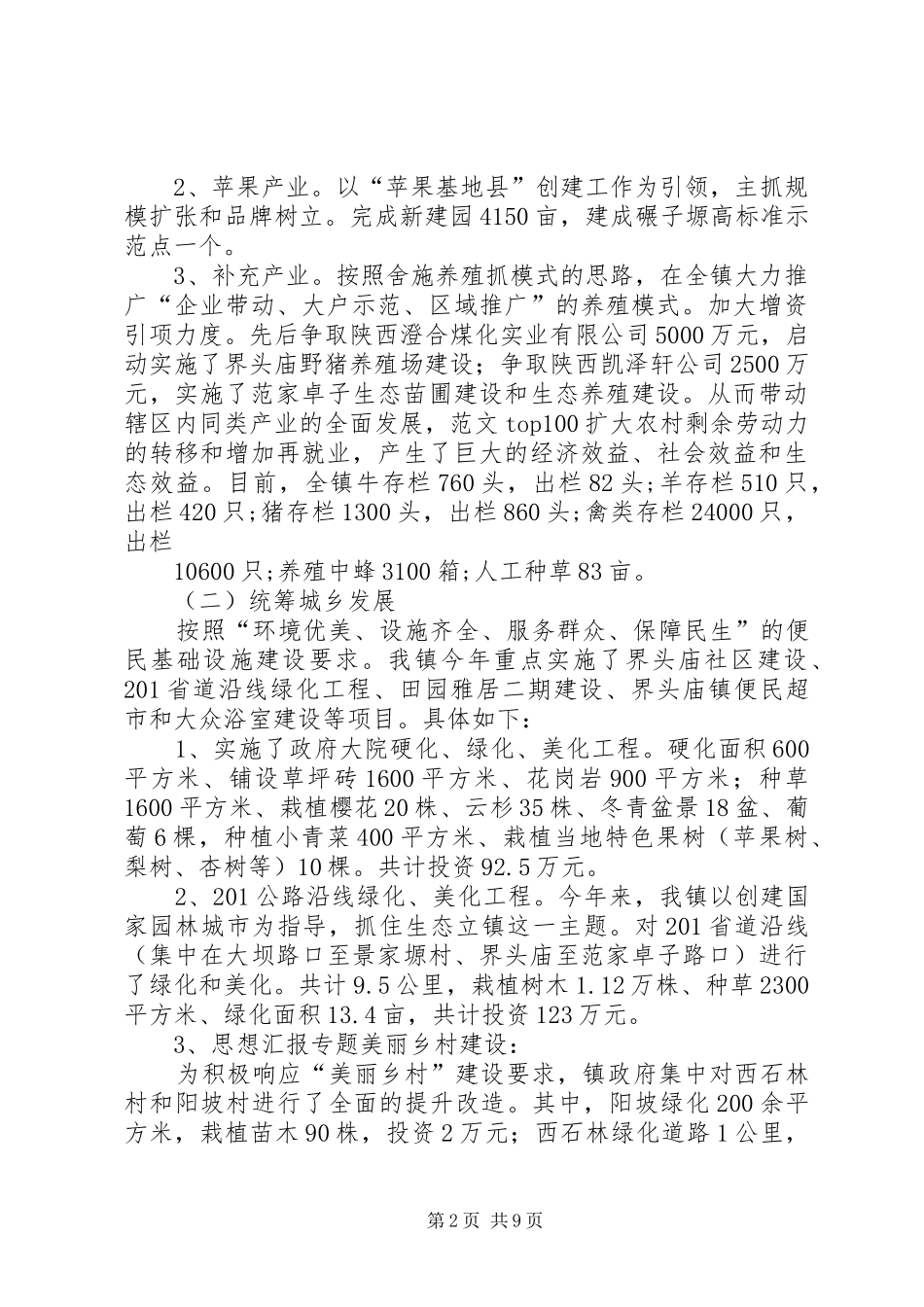 乡镇半年总结会_第2页