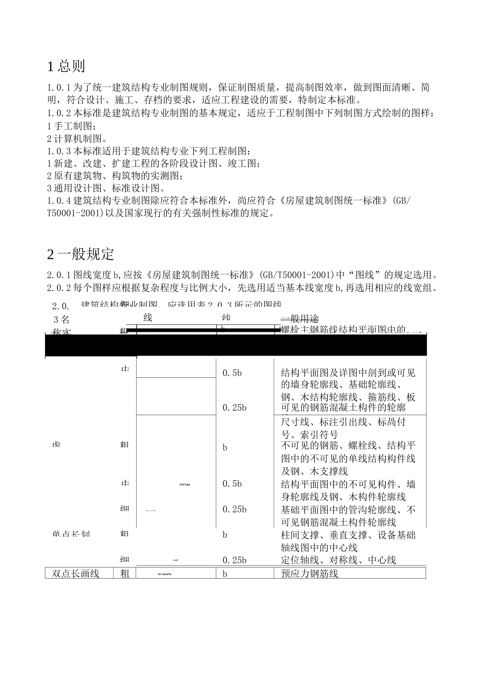 建筑结构制图标准_第1页