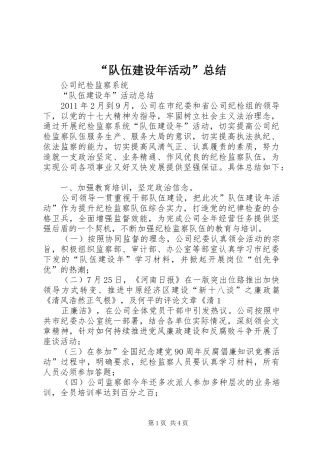 “队伍建设年活动”总结 (3)