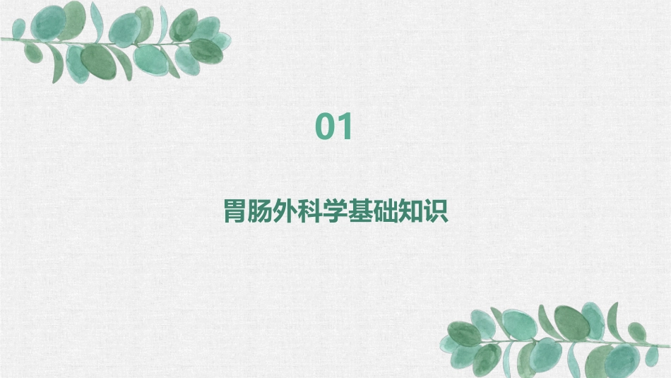 胃肠外科学与营养护理课件_第3页