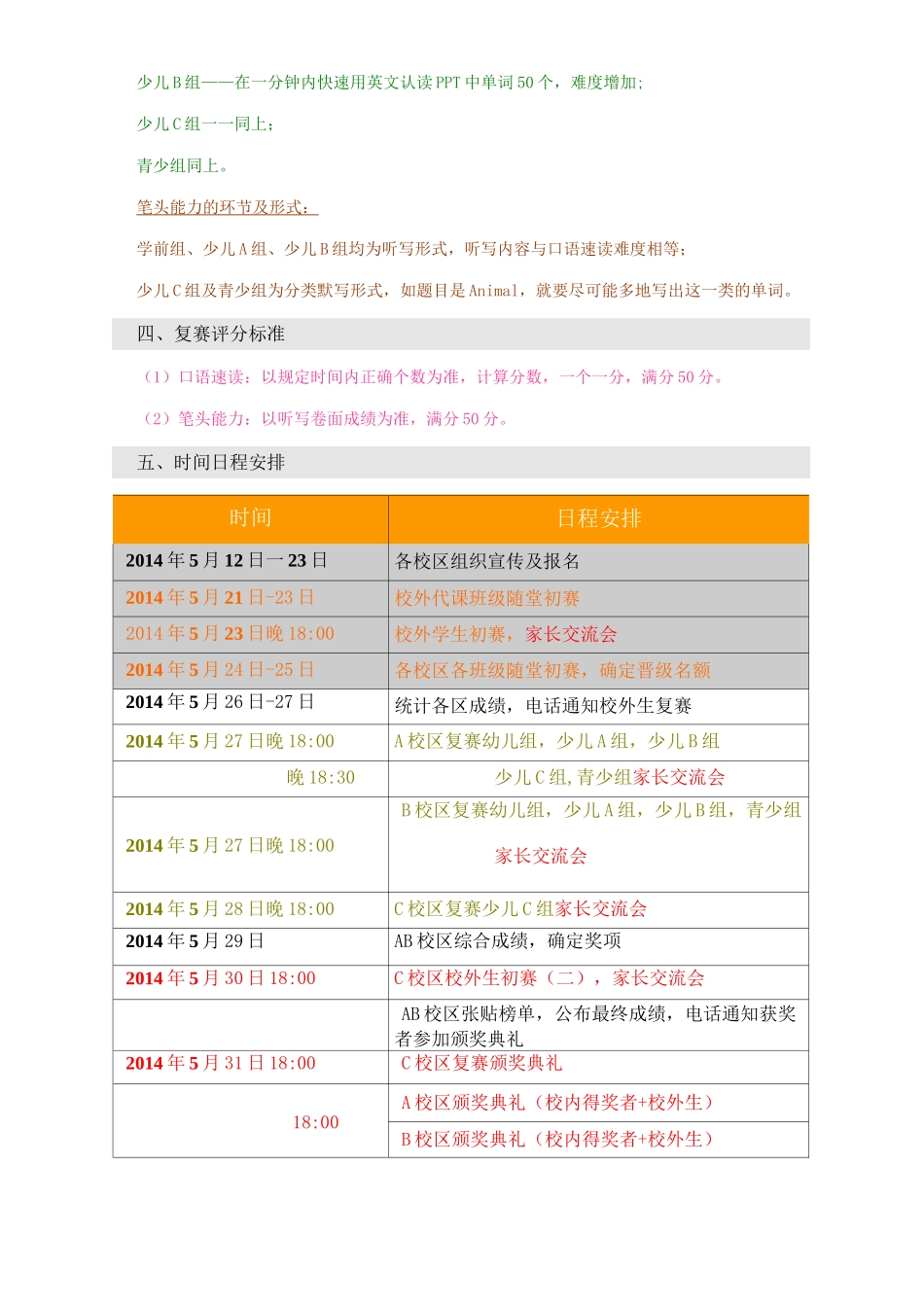 单词王大赛活动计划书_第2页