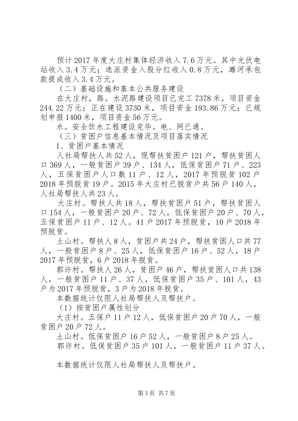 人社局XX年度脱贫攻坚总结_第3页