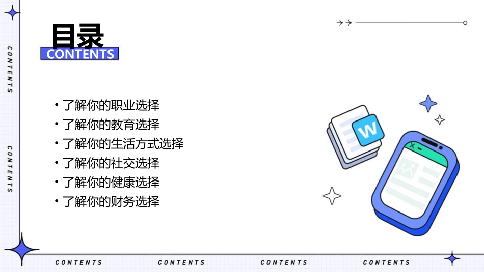 了解你的各种选择课件_第2页