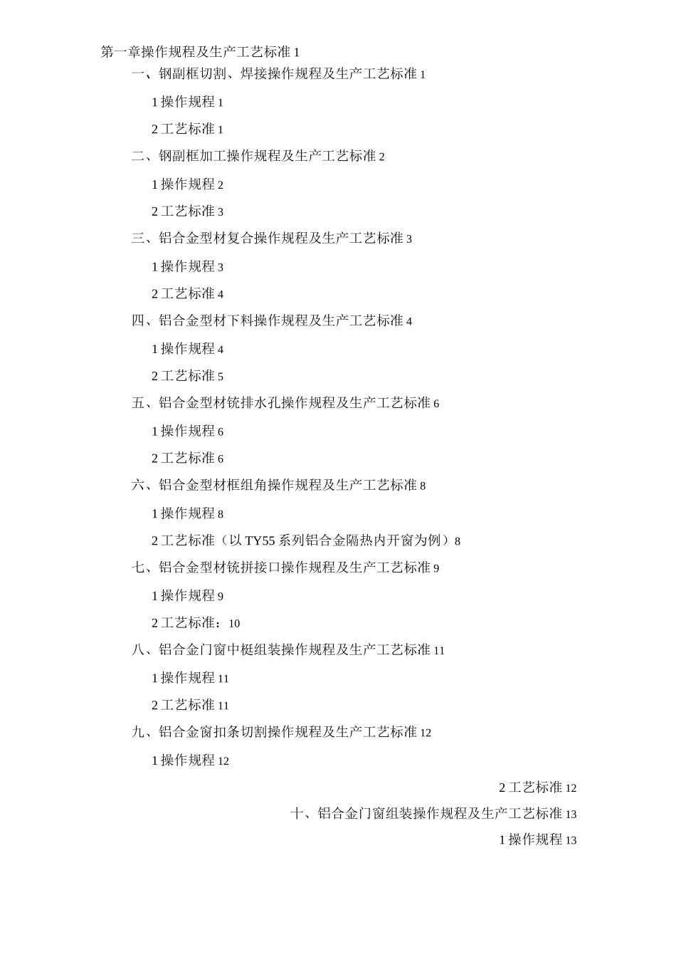 铝合金门窗工艺标准_第2页