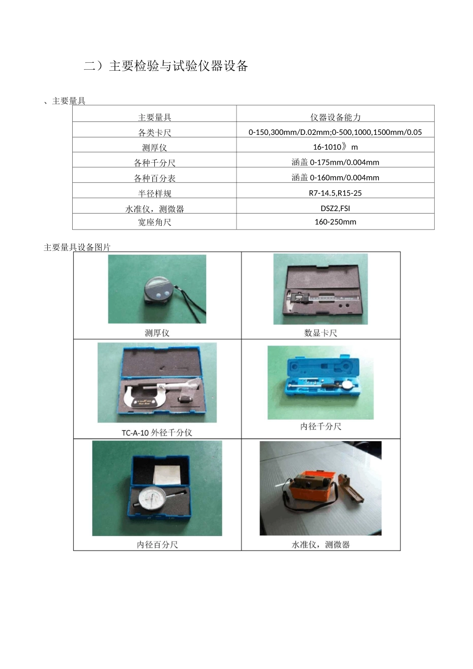 主要工艺装备和检测设施_第2页