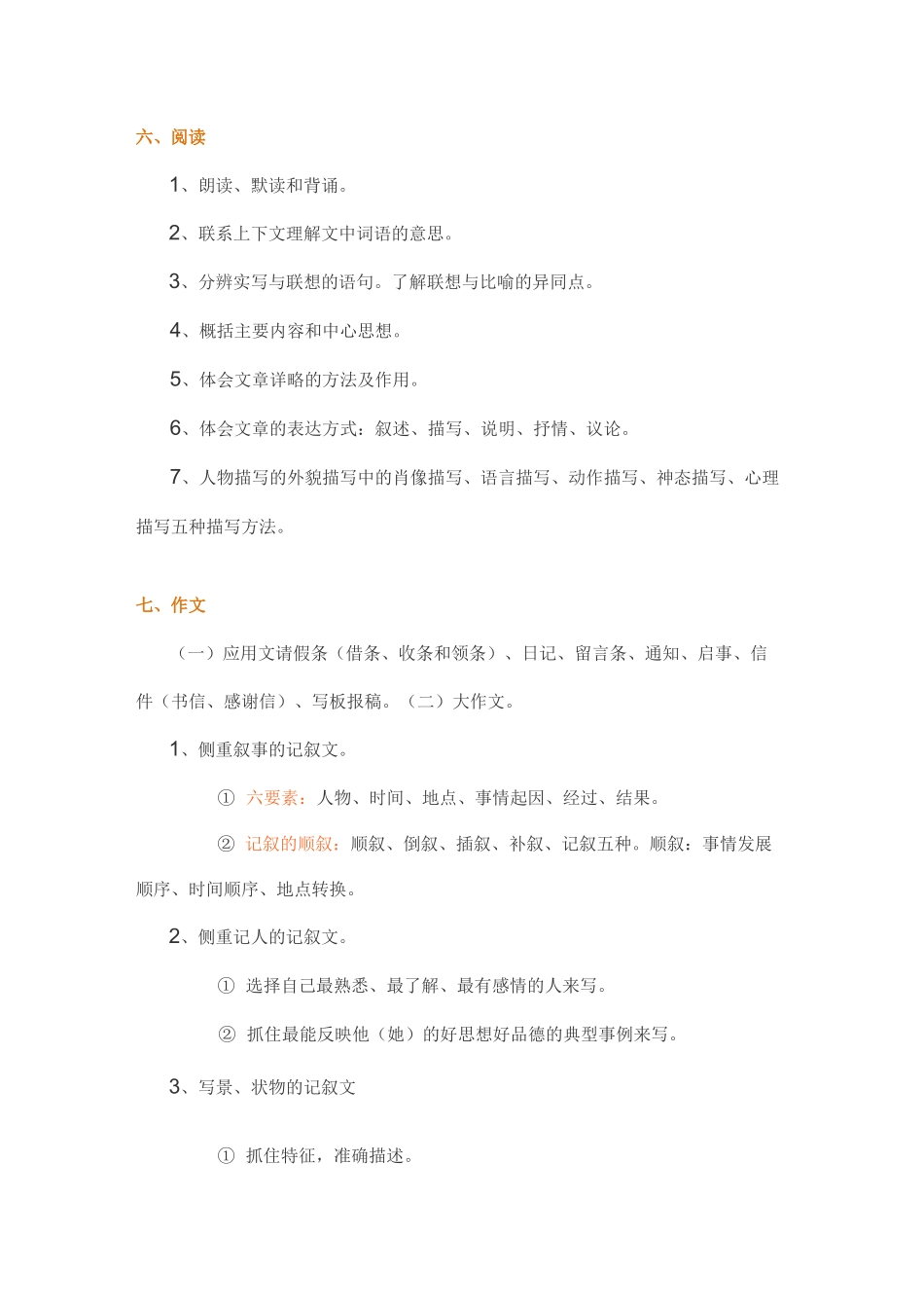 小学语文重难点汇总_第3页