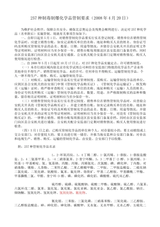 易制爆易制毒化学品.