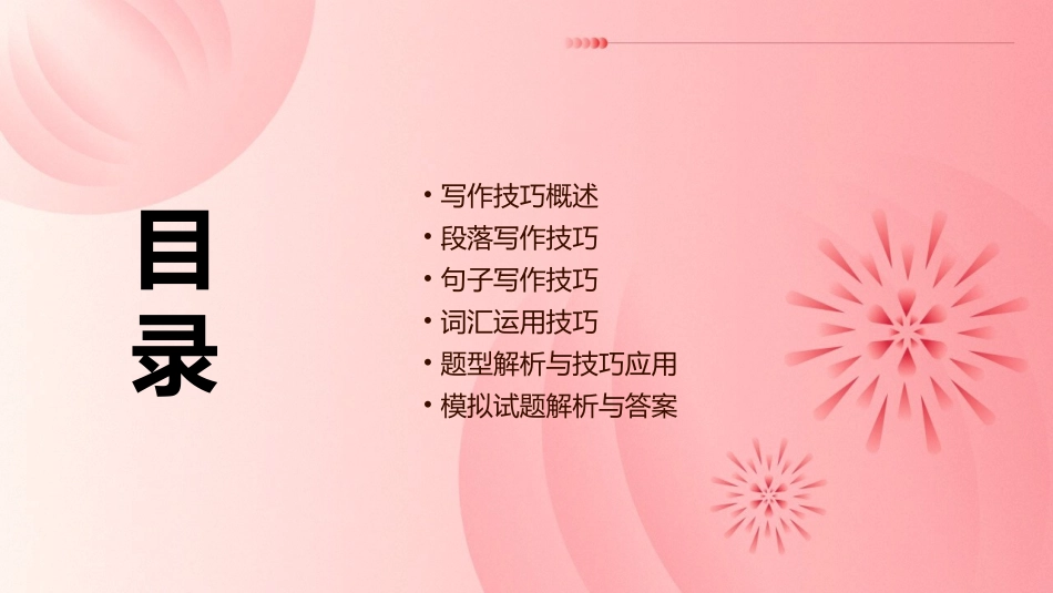 六级写作模拟题题解课件_第2页