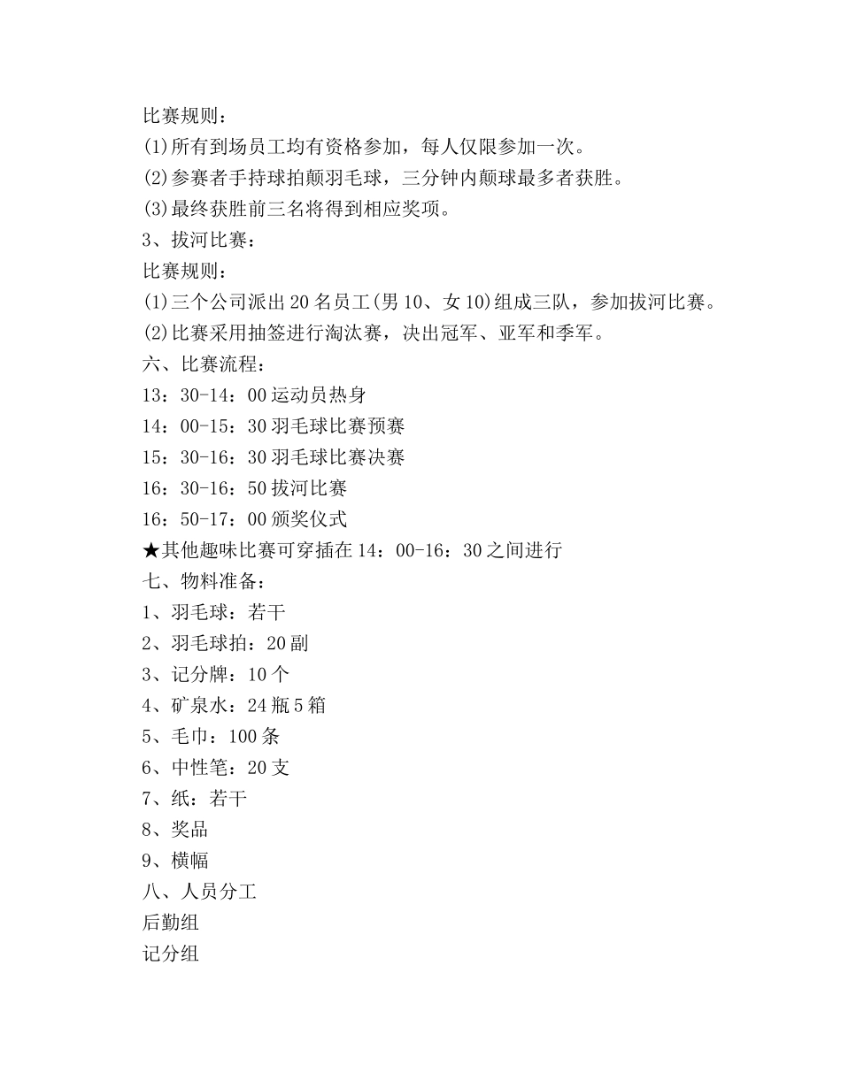 2024公司羽毛球比赛策划方案 _第3页
