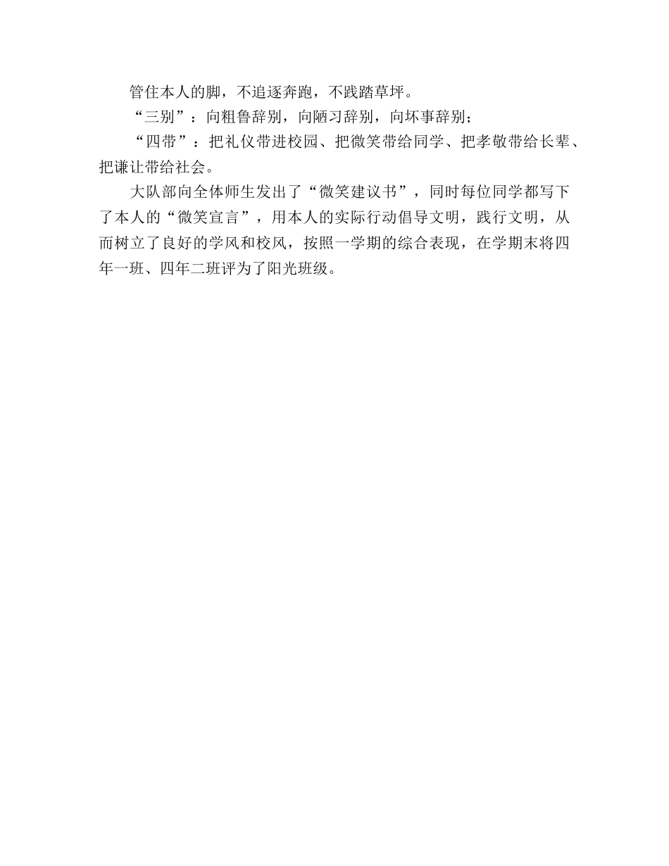 2024-2024学年少先队工作参考总结 _第3页