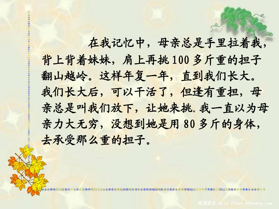 第一次抱母亲(第二课时)_第3页