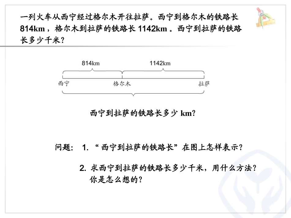 新人教版四年级加、减法的意义和各部分间的关系_第3页