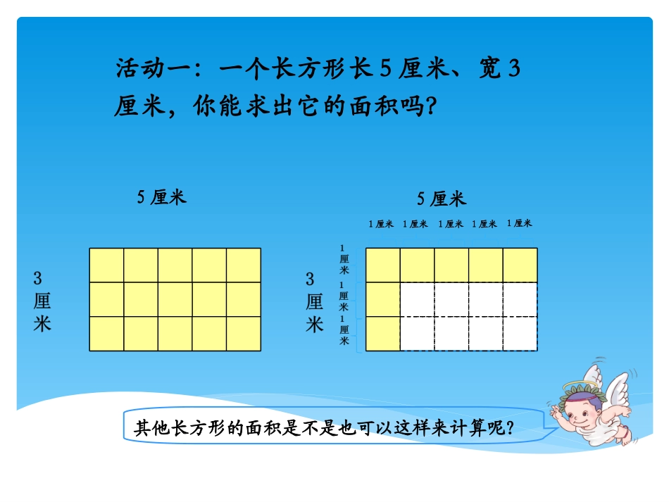 人教2011版小学数学三年级长方体正方体的面积的计算_第3页