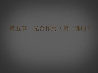 浙江省泰顺县新城学校八年级科学下册《2.5-光合作用》课件-浙教版