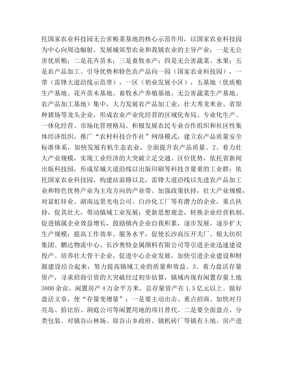 ×镇2024年工作思路 _第2页