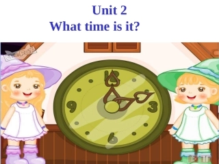 PEP小学四年级英语下册Unit-2-What-Time-Is-It-PPT