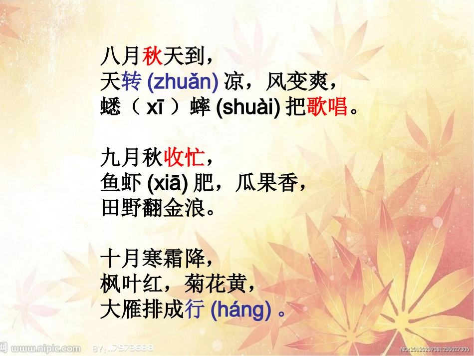 《秋天到》课件_第3页