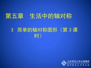 简单的轴对称图形(三).3简单的轴对称图形(三)