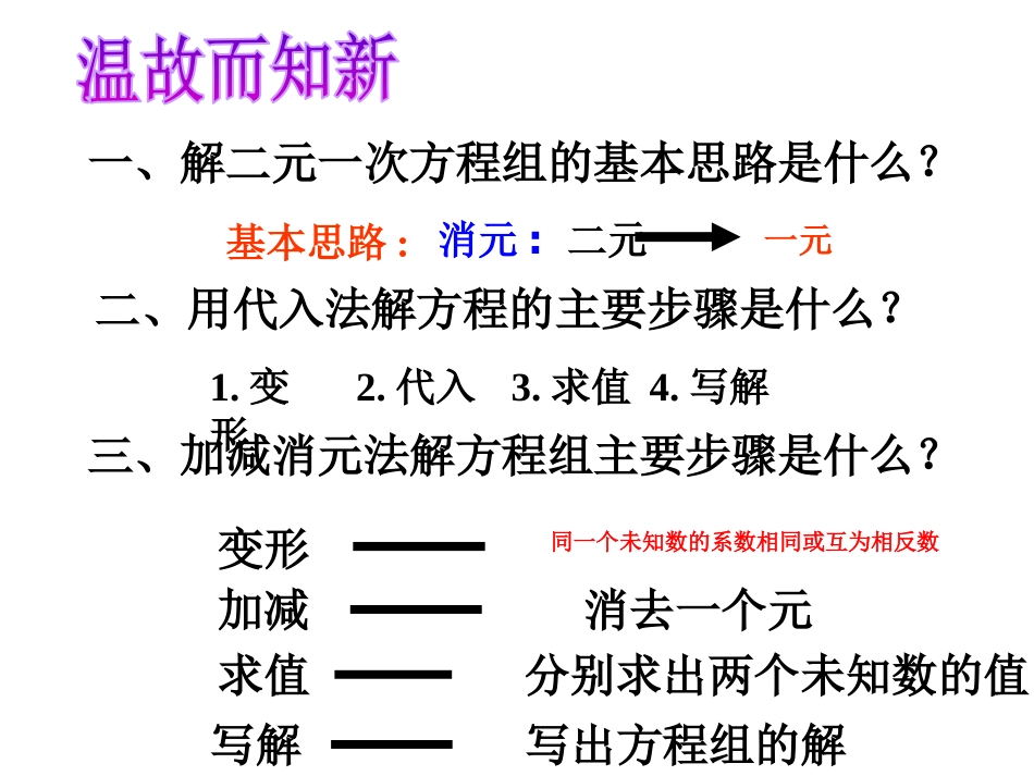 解适当的方法解二元一次方程组_第2页