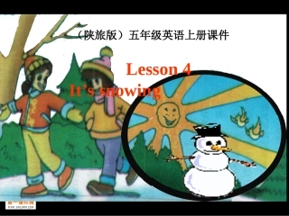 Lesson-4-It'ssnowing