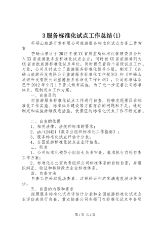 3服务标准化试点工作总结(4)