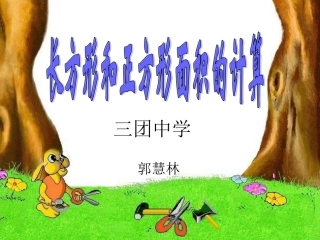 人教2011版小学数学三年级长方形和正方形面积计算