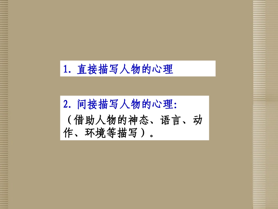 浙江省湖州市第四中学中考语文-刻画心理--活现人物作文课件-新人教版_第2页